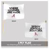 AGAS Small Bama Crimson Tide UA Where Legends are Made Stick Flags - 6x9 inch Single-Layered Printed Wrap Knitted Polyester Fabric - 17" Wood Pole - Miniature 6"x9" Crimson Tide Alabama Bama Handheld Stick Flag view 2