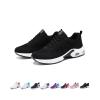 Women Orthopedic Sneakers Stylish Walking Shoes, 2023 New Air Running Shoes, Non Slip Walking Sneakers, Mesh Air Cushion Sneakers for Gym Workout Sports, H-black, 7.5 view 1
