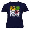 France 2023 Bicycle Racing Bike Tour Leader Colors Unisex T-Shirt (Navy, Medium) view 1