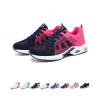Firtideti Women's Orthopedic Sneakers, Stylish Walking Shoes, Air Cushion, Non-Slip, Mesh, Black+Red, US 9 view 1