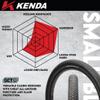 Kenda Small Block Eight Pro K1047 Bike Tire 27.5x2.10, 27.5 MTB Tire, Folding Bead, Tubeless Ready, Aggressive Tread for Trail & Cross-Country Riding + Kenda 27.5x2.00-2.40 Tube + Keychain view 2
