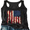 FENOMO Womens Mandala Vintage Graphic Racerback Tank Tops Summer Casual Loose O-Neck Tanks Vest Vacation Classic-Fit Shirt Cami (Usa Flag-7,3XL,3X-Large) view 1