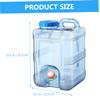 INOOMP 10l Outdoor Bucket Camping Water Bottle Travel Water Kettle Travel Water Bottle Travel Container Water Bottle Storage Water Jug Camping Pc-7 Water Tank with Faucet Water Carrier view 4