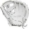 Easton | PROFESSIONAL COLLECTION Fastpitch Softball Glove | Right Hand Throw | 11.75" - Laced Single Post Web | White/Grey view 3