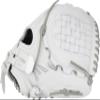 Easton | PROFESSIONAL COLLECTION Fastpitch Softball Glove | Right Hand Throw | 12" - Basket Web | White/Grey view 2