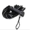 MarquiseDeBliss Genuine Leather Handcrafted Gentle Horse Whip - Thick Equestrian Training and Riding Essential - Riding Tools (27.6 Inches, Black) view 2