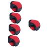 Sosoport 5pcs Breathable Fishing Reel Protector Bag Lightweight Outdoor Fishing Accessory Stylish and Red for -term Use view 1
