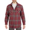 Smith's Workwear Big Men's Sherpa-Lined Flannel Shirt Jacket view 1