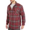 Smith's Workwear Big Men's Sherpa-Lined Flannel Shirt Jacket view 2