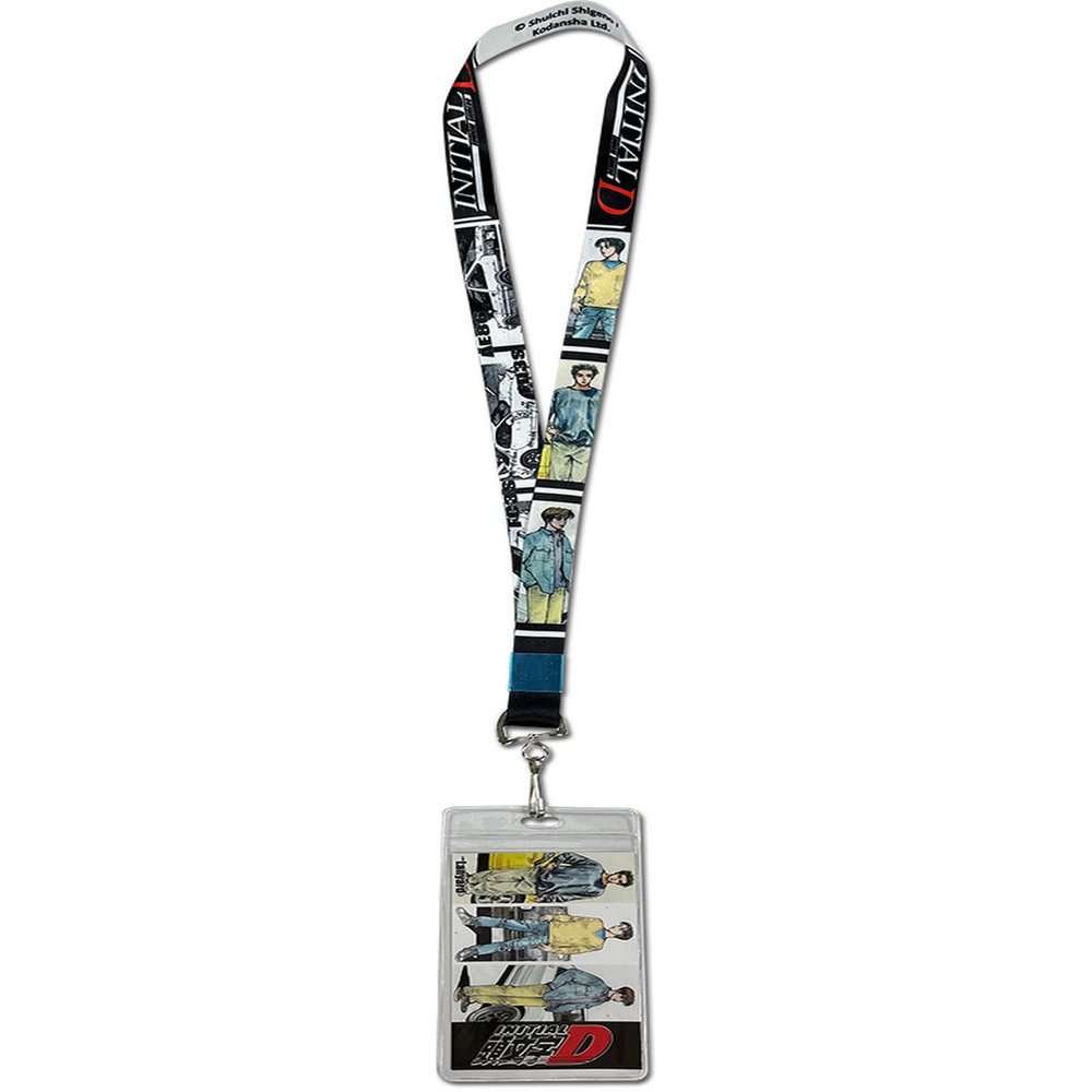 Initial D (Manga) - Group with Car (Manga) Screenshot Lanyard