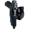 WHOLEGUNS-OWB Carbon Fiber Quick Detach Paddle - KYDEX Holster - Outside Waistband - Posi-Click Retention - 100% US Made (for CZ 75 SP-01-Right Hand) view 2