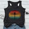FENOMO Womens Mandala Vintage Graphic Racerback Tank Tops Summer Casual Loose O-Neck Tanks Vest Vacation Classic-Fit Shirt Cami (Dragonfly Sunset,3XL,3X-Large) view 2