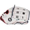 Worth | FREEDOM SERIES Slowpitch Softball Glove | 13 Inch | White/Navy/Red | Left Hand Throw view 2