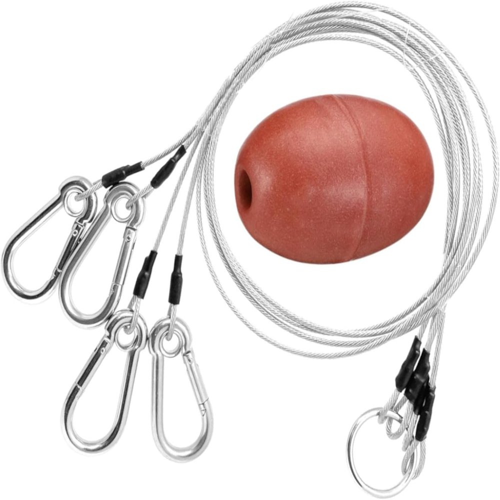 AirFly 4 Arm Harness for Crab Trap - 304 Stainless Steel Hooks with Buoy Float - Steel Wire