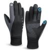 Cierto Thermal Touchscreen Gloves for Running & Cycling, Windproof Cold Weather Gloves for Men & Women, Hiking and Driving Warm Gloves with Touch Screen Fingers view 1
