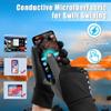 Cierto Thermal Touchscreen Gloves for Running & Cycling, Windproof Cold Weather Gloves for Men & Women, Hiking and Driving Warm Gloves with Touch Screen Fingers view 2