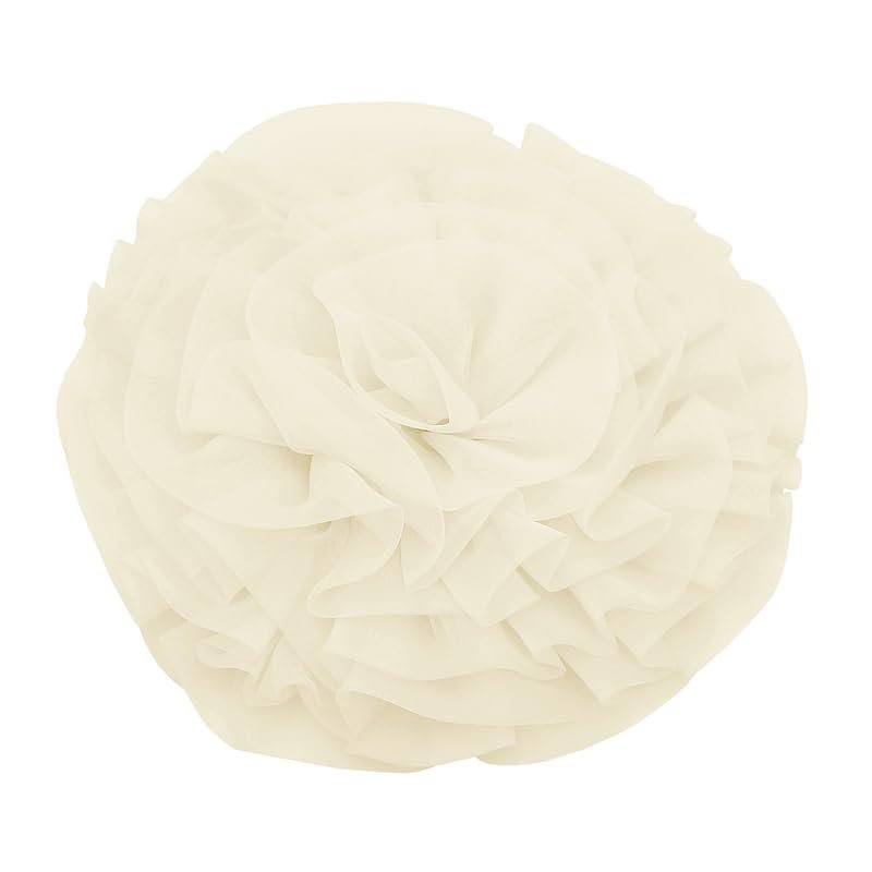 1PCS Bride Wedding Decoration Wedding Dress Corsage Chest Back Flowers Big Props Beautiful Flowers Wedding Dress Accessories (40CM, Light Champagne)