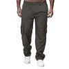 PETCDIM Men's Hiking Cargo Pants Loose Fit Multi-Pocket Track Pants Quick Dry Sports Combat Military Trousers Elastic Waist Casual Beach Work Streetwear Slacks view 1
