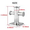 LJFMDLN Single Cross Bollard Boat Cleat, 190x150x250mm 316 Stainless Steel Easy Installation Cross Boat Bollard Reliable for Ship Yacht view 2