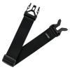 Cosmos Premium Nylon Add-A-Bag Travel Luggage Strap Belt with Quick Release Buckle (Solid Black) view 1