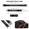 Cosmos Premium Nylon Add-A-Bag Travel Luggage Strap Belt with Quick Release Buckle (Solid Black) view 2