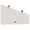 Boat Hatch with Hinges | Gemlux White Starboard view 1