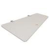 Boat Hatch with Hinges | Gemlux White Starboard view 3