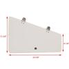 Boat Hatch with Hinges | Gemlux White Starboard view 4