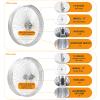 MICARGI 29"*4.0 Beach Cruiser Bicycle Coaster Brake Wheelset, Polish Front Rim Width 75 mm and Rear Rims Width 95 mm Set view 2