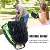 Baseball Glove, Soft PU Leather Durable Adjustable Baseball Training Gloves, Suitable for Youth/Adult and Beginner Outdoor Sports Training (Gray : Green, Size : 10.5 inches) view 2
