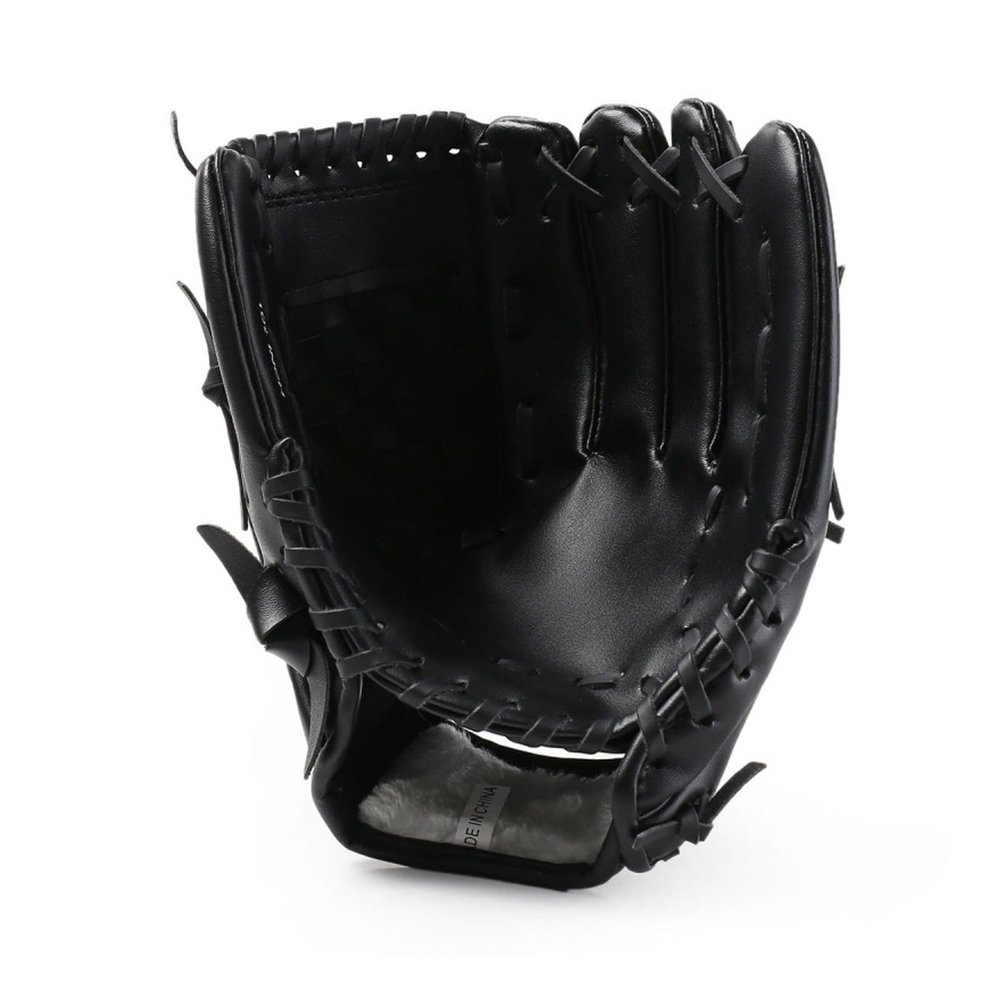 Baseball Glove, Softball Mitt, Softball Glove Youth Baseball/Softball Glove for Kids Youth Adult Beginner Play & Training, Baseball Mitt Left Hand Glove, Right Hand Throw (Gray : Black, Size : 11.5