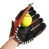 Baseball Gloves, Children's/Youth/Adult Baseball Gloves, Softball Gloves PU Leather Left Hand Gloves 10.5/11.5/12.5 [Right Hand Throw] (Gray : Brown, Size : 11.5 inches) view 4