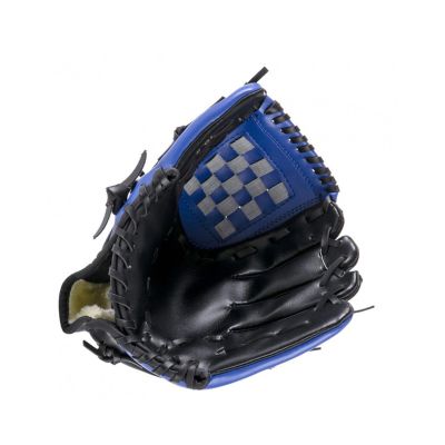 Baseball Glove for Kids Youth Adult, Softball Glove for Training and Beginner, PU Leather Baseball Mitt Left Hand Glove, Right Hand Throw with Ball (Gray : Blue, Size : 11.5 inches)