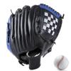 Baseball Glove for Kids Youth Adult, Softball Glove for Training and Beginner, PU Leather Baseball Mitt Left Hand Glove, Right Hand Throw with Ball (Gray : Blue, Size : 11.5 inches) view 2
