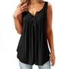 Fashion T Shirt Women T-Shirt Summer Top Tee Casual Sleeveless Sexy Tshirt Elegant Haut Femme Camisetas Mujer Sleeveless-Blue S view 2