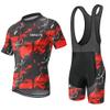 MOXILYN Men Cycling Jersey Set Bike Shorts and Jersey Suit 9D Padded Cycling Bibs MTB Shirts Short Sleeve Bicycle Clothes view 1