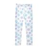 Aflyko Christmas Girls' Leggings Bright Snowflake Purple Blue Kids Athletic Pants Dance Tights Yoga Ballet Running Workout New Year Everyday Wear 5T view 1