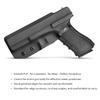 POLE.CRAFT Dermatoglyph Kydex IWB Holster for Glock 17 (Gen 1-5) / Glock 22 Glock 31 (Gen 3-4) - Inside Waistband Concealed Carry Holster - G17 G22 G31 Guns Accessories (Black, Right) view 2