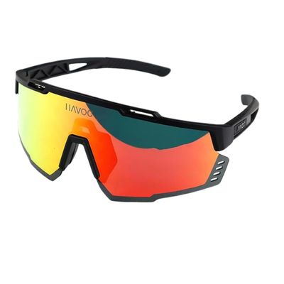 Havoc Racing Reaper Sunglasses - Ansi Z87+ Safety Sunglasses - Tactical-Grade UV400 Protection Anti-Sweat Shades - Red