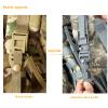 Akmax.cn MOLLE II Medium Tactical Backpack  Authentic Military Rucksack with ABS External Frame, Detachable Side Pouches & Modular Design for Heavy Loads (50L, UCP) view 4