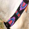 Cheval's International Western Mohair Horse Breast Collar, Handmade Premium Wool & Leather Equestrian Tack, Adjustable, Durable & Comfortable Saddle Breastplate for Horses - Black/Lilac Full view 3