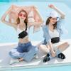 BesTour Fanny Packs for Women Men,Belt Bag with 3 Zipper Pockets,Water-resistant Crossbody Bag,Fashion Waist Packs with Adjustable Long Strap for Workout/Running/Yoga/Shopping/Hiking,Black view 2