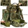 Akmax.cn MOLLE II Medium Tactical Backpack Authentic Military Rucksack with ABS External Frame, Detachable Side Pouches & Modular Design for Heavy Loads (50L, Woodland) view 3