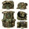MT Military Alice Pack Large Army Survival Combat ALICE Rucksack Backpack 55L Woodland view 2