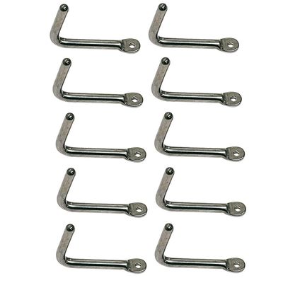 DBMIMPORTERS Marine Boat 5/16" Tack Hook Stainless Steel Rigging Lifting Hook Hardware 10 Pcs