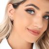 4 Pairs 925 Sterling Silver Hoop Earrings 14K White Gold Plated Small Silver Hoops Cartilage Huggie Earrings for Women Men (6 8 10 12MM) view 3