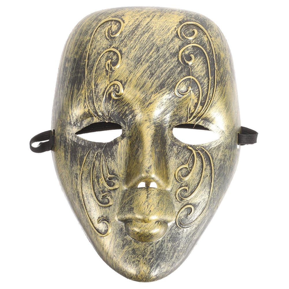 Didiseaon the Mask Halloween Full Face Mask, of The Opera Vintage s Venetian Comedy for Party Halloween Masquerade Party Golden Venetian