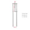 MICARGI FK-TP80300102D Triple Tree Fork 25.4 MM Steerer Diameter for DISC Brake (Chrome) view 2