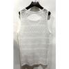 Maiyifu-GJ Men's Crewneck See Through Vest Summer Mesh Hollow Out Breathable Shirts Sleeveless Muscle Sexy Tank Tops (White,XX-Large) view 3