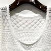 Maiyifu-GJ Men's Crewneck See Through Vest Summer Mesh Hollow Out Breathable Shirts Sleeveless Muscle Sexy Tank Tops (White,XX-Large) view 4